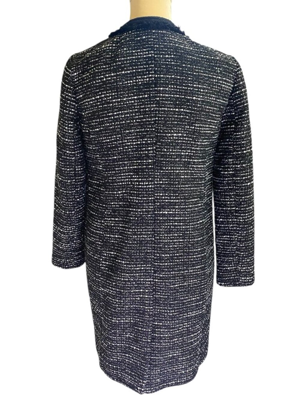 J. Crew Tweed Braided Trim Lady Coat 0 - Picture 3 of 14